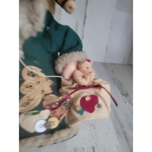 Unique Santa clause green cloak pony gifts xmas home decor - Picture 7 of 9